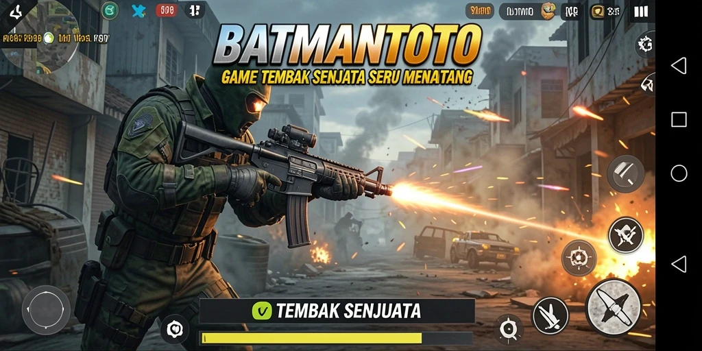 Tampilan antarmuka permainan yang menarik dan intuitif di BATMANTOTO.