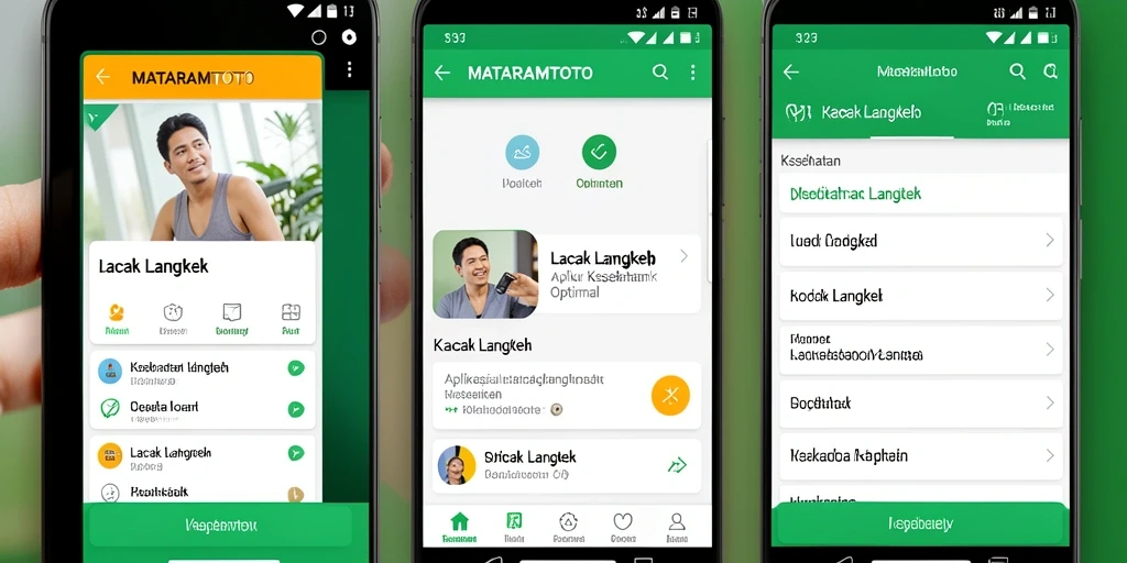 Antarmuka MATARAMTOTO menampilkan fitur Lacak Langkah secara jelas dan menarik.