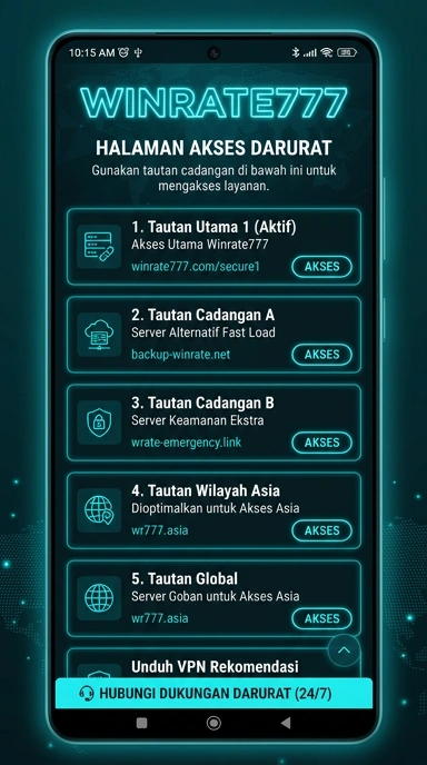 Link Alternatif Winrate777 untuk Pengguna Android